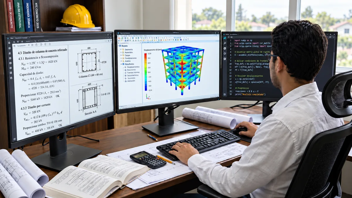 Modelación y análisis estructural asistido por computadora