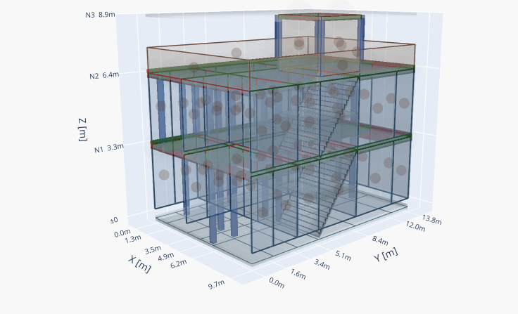 Casa Graciano Sánchez — modelo 3D